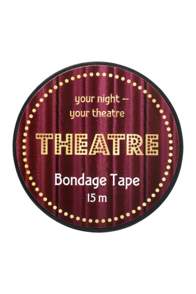 Черный бондажный скотч TOYFA Theatre - 15 м. Черный бондажный скотч TOYFA Theatre - 15 м.