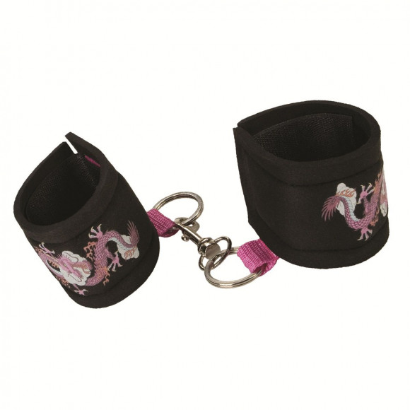 Поролоновые мягкие наручники с тату INKED Поролоновые мягкие наручники с тату INKED