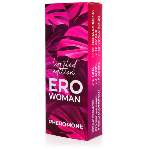 Ароматизирующая композиция с феромонами Erowoman №10 Limited Edition - 10 мл. Ароматизирующая композиция с феромонами Erowoman №10 Limited Edition - 10 мл.