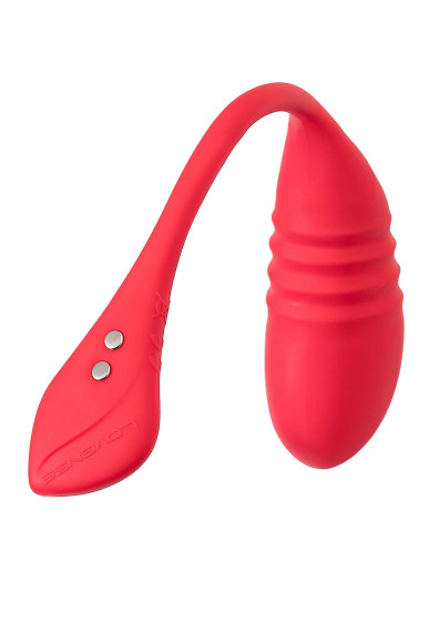 Красное силиконовое виброяйцо Vulse Красное силиконовое виброяйцо Vulse