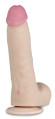 Телесный перезаряжаемый вибратор-реалистик из неоскин - 22,5 см. Телесный перезаряжаемый вибратор-реалистик из неоскин - 22,5 см.
