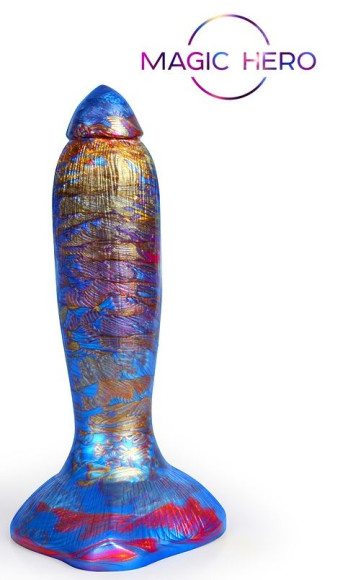 Фантазийный фаллоимитатор с узким кончиком - 21 см. Фантазийный фаллоимитатор с узким кончиком - 21 см.