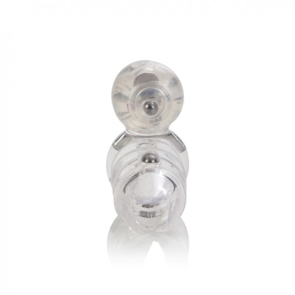 Вибронасадка с клиторальным стимулятором Vibrating Support Plus Instant Activation Вибронасадка с клиторальным стимулятором Vibrating Support Plus Instant Activation