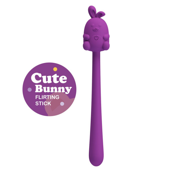 Фиолетовый гибкий вибратор - 14,2 см. Фиолетовый гибкий вибратор - 14,2 см.