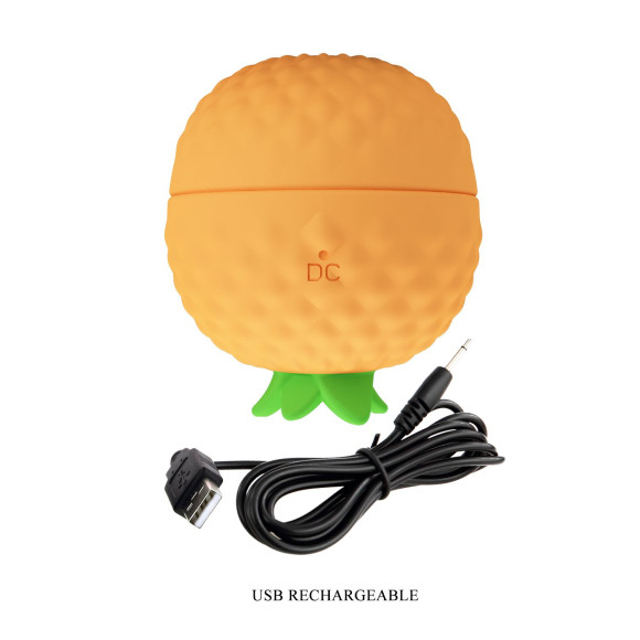 Оранжевый клиторальный стимулятор-ананас Pineapple Secret Оранжевый клиторальный стимулятор-ананас Pineapple Secret