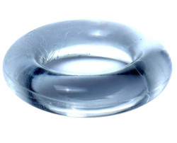 Прозрачное эрекционное кольцо без рельефа Прозрачное эрекционное кольцо без рельефа