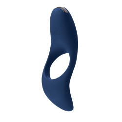 Синее эрекционное виброкольцо Cup ’Em