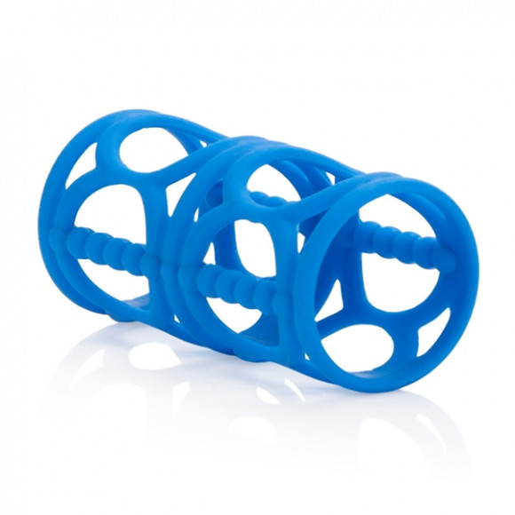 Набор насадок на пенис голубого цвета Posh Silicone Lovers Cages Набор насадок на пенис голубого цвета Posh Silicone Lovers Cages