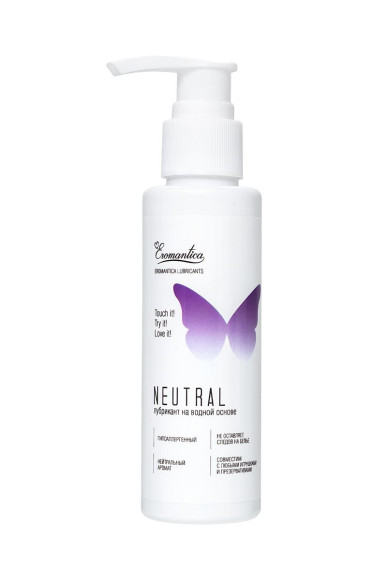 Лубрикант на водной основе Eromantica Neutral - 100 мл. Лубрикант на водной основе Eromantica Neutral - 100 мл.