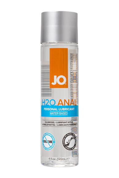 Анальный лубрикант на водной основе JO Anal H2O - 120 мл. Анальный лубрикант на водной основе JO Anal H2O - 120 мл.