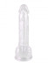 Белый перламутровый фаллоимитатор Mabe - 20,5 см.