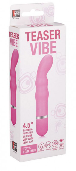 Розовый силиконовый вибратор NEON TEASER VIBE PINK - 11,4 см. Розовый силиконовый вибратор NEON TEASER VIBE PINK - 11,4 см.