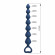 Синяя анальная цепочка - 26,7 см.