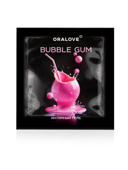 Саше съедобной оральной смазки OraLove с ароматом бабл-гам - 3 гр. Саше съедобной оральной смазки OraLove с ароматом бабл-гам - 3 гр.