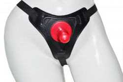 Трусики Harness из искусственной кожи