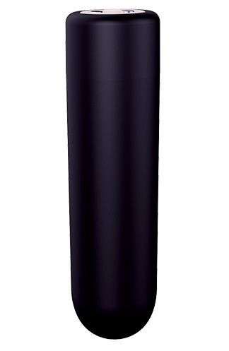 Черная перезаряжаемая вибропуля Power Bullet