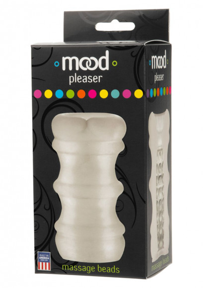 Прозрачный мастурбатор MOOD PLEASER UR3 MASSAGE BEADS Прозрачный мастурбатор MOOD PLEASER UR3 MASSAGE BEADS