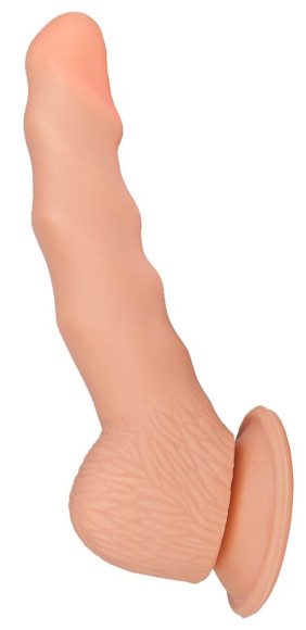 Фаллоимитатор-реалистик на присоске - 20,5 см. Фаллоимитатор-реалистик на присоске - 20,5 см.