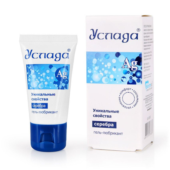 Гель-лубрикант «Услада с серебром» - 30 гр. Гель-лубрикант «Услада с серебром» - 30 гр.