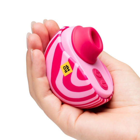 Розовый бесконтактный клиторальный стимулятор Romp Spin Розовый бесконтактный клиторальный стимулятор Romp Spin