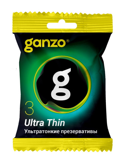 Ультратонкие презервативы Ganzo Ultra thin в мягкой упаковке - 3 шт. Ультратонкие презервативы Ganzo Ultra thin в мягкой упаковке - 3 шт.