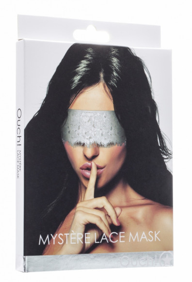 Белая ажурная маска на глаза Lace Mask Белая ажурная маска на глаза Lace Mask