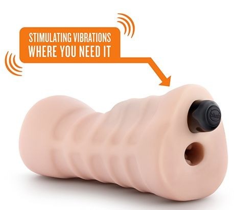 Телесный мастурбатор-вагина с вибропулей Ashley Телесный мастурбатор-вагина с вибропулей Ashley