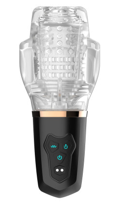 Автоматический мастурбатор с функциями вибрации и всасывания Автоматический мастурбатор с функциями вибрации и всасывания