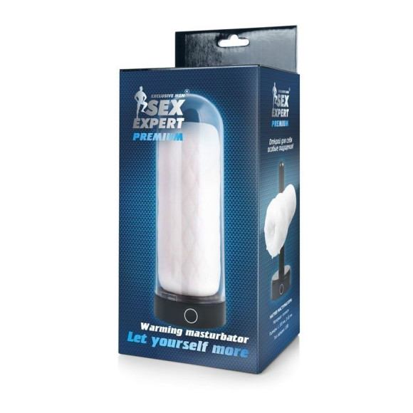 Оригинальный мастурбатор в колбе с нагревом Оригинальный мастурбатор в колбе с нагревом