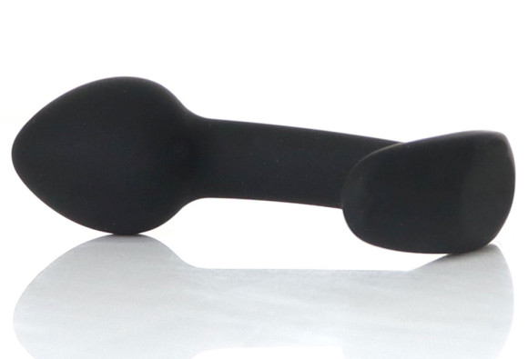Черная анальная втулка Curved - 7,5 см. Черная анальная втулка Curved - 7,5 см.