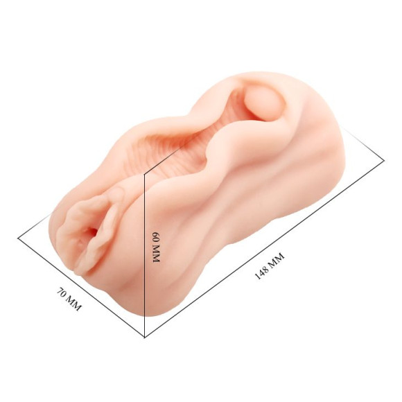 Телесный мастурбатор-вагина AVA с необычным дизайном Телесный мастурбатор-вагина AVA с необычным дизайном