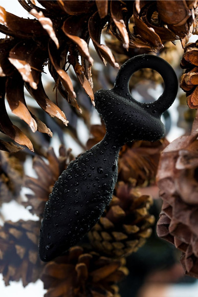 Черная анальная пробка Strob M - 13,5 см. Черная анальная пробка Strob M - 13,5 см.