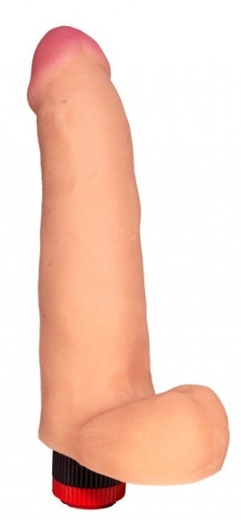 Телесный реалистичный вибратор №73 - 20 см. Телесный реалистичный вибратор №73 - 20 см.