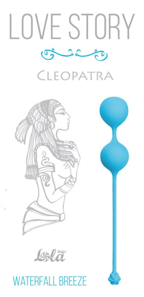 Голубые вагинальные шарики Cleopatra Waterfall Breeze Голубые вагинальные шарики Cleopatra Waterfall Breeze