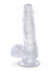 Прозрачный фаллоимитатор King Cock Clear 6 Cock with Balls - 17,8 см. Прозрачный фаллоимитатор King Cock Clear 6 Cock with Balls - 17,8 см.