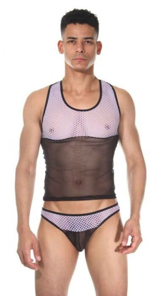 Стильный мужской комплект: майка и трусы Стильный мужской комплект: майка и трусы