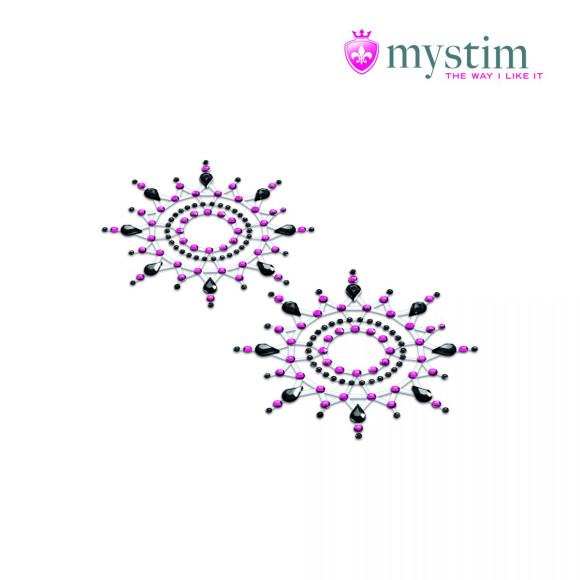 Набор наклеек из черных и розовых страз Petits Joujoux Gloria Набор наклеек из черных и розовых страз Petits Joujoux Gloria