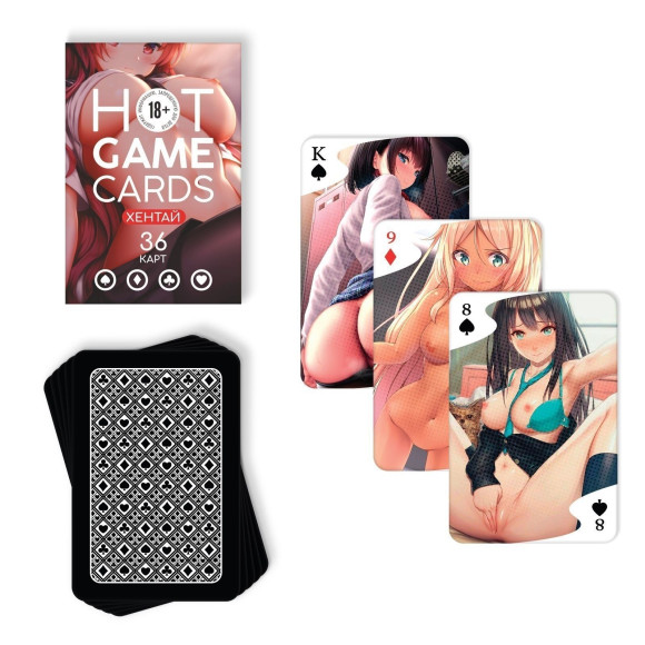 Игральные карты Hot Game Cards «Хентай» Игральные карты Hot Game Cards «Хентай»