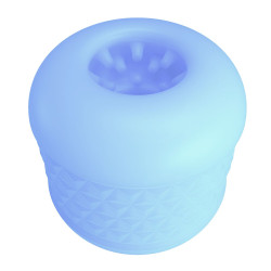 Голубой сквозной мастурбатор Cole