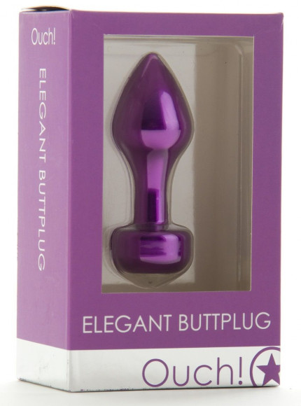 Фиолетовый анальный плаг Elegant Purple - 8,3 см. Фиолетовый анальный плаг Elegant Purple - 8,3 см.