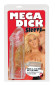 Удлиняющая насадка на пенис Mega Dick Sleeve Transparent