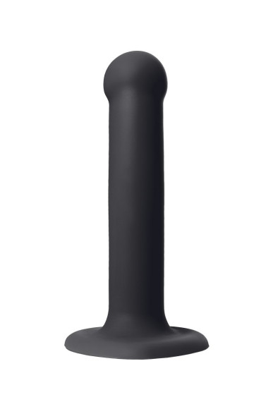 Черный фаллос на присоске Silicone Bendable Dildo S - 17 см. Черный фаллос на присоске Silicone Bendable Dildo S - 17 см.