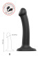 Черный фаллос на присоске Silicone Bendable Dildo S - 17 см. Черный фаллос на присоске Silicone Bendable Dildo S - 17 см.