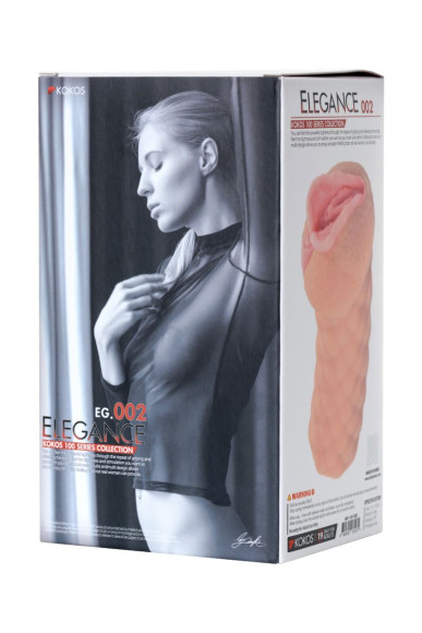 Телесный мастурбатор-вагина Elegance.002 с вибрацией Телесный мастурбатор-вагина Elegance.002 с вибрацией