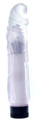 Прозрачный вибратор Juicy Jelly - 22 см. Прозрачный вибратор Juicy Jelly - 22 см.