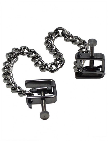 Серебристые винтовые зажимы для груди Серебристые винтовые зажимы для груди