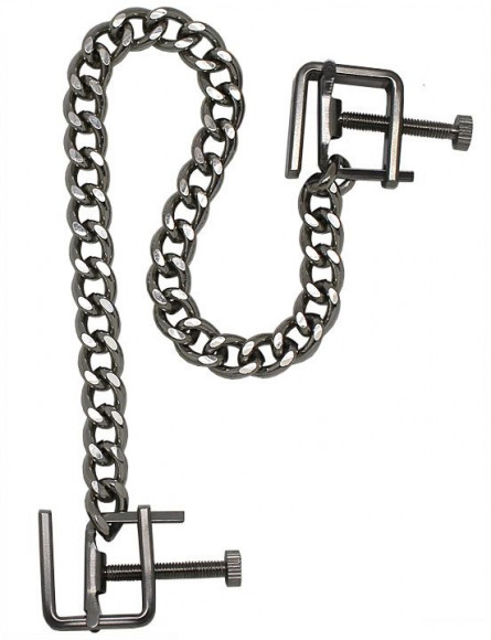 Серебристые винтовые зажимы для груди Серебристые винтовые зажимы для груди