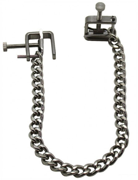 Серебристые винтовые зажимы для груди Серебристые винтовые зажимы для груди