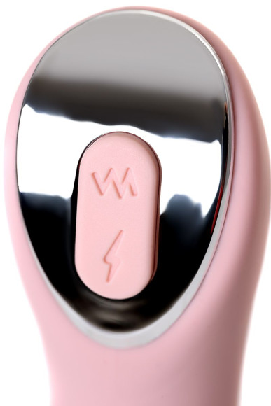 Розовый силиконовый вибратор с электростимуляцией TESLA G-POINT - 21 см. Розовый силиконовый вибратор с электростимуляцией TESLA G-POINT - 21 см.