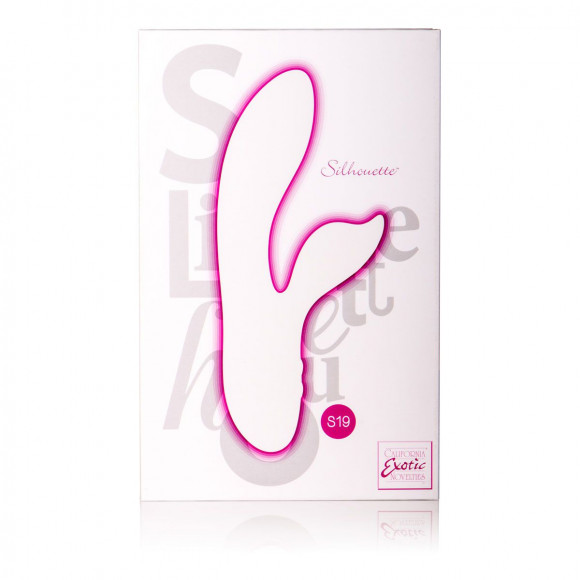 Розовый вибромассажер с лепестком для стимуляции клитора Silhouette S19 Розовый вибромассажер с лепестком для стимуляции клитора Silhouette S19
